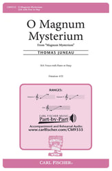 O Magnum Mysterium SSA choral sheet music cover